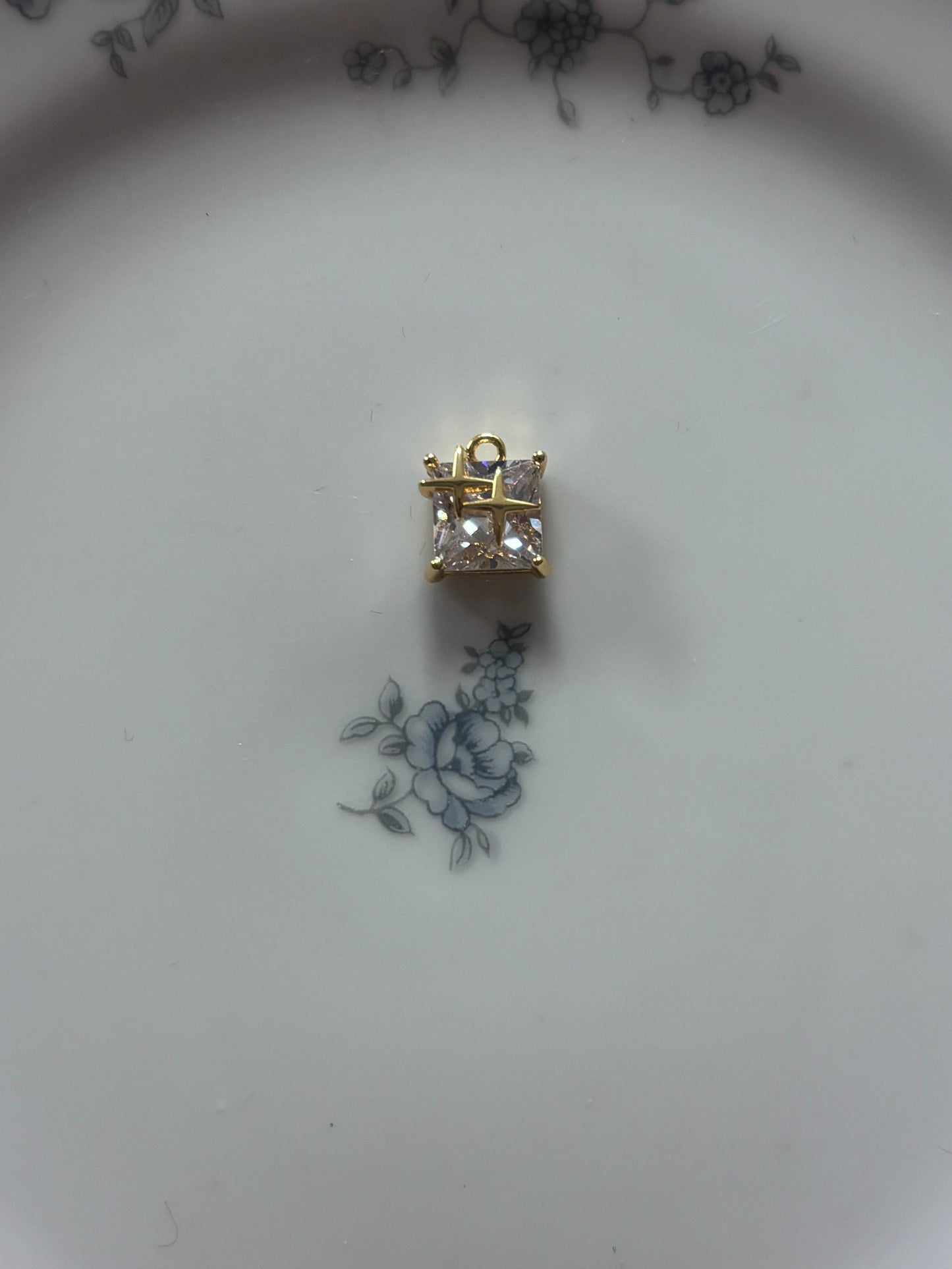 Double North Star Square Bling