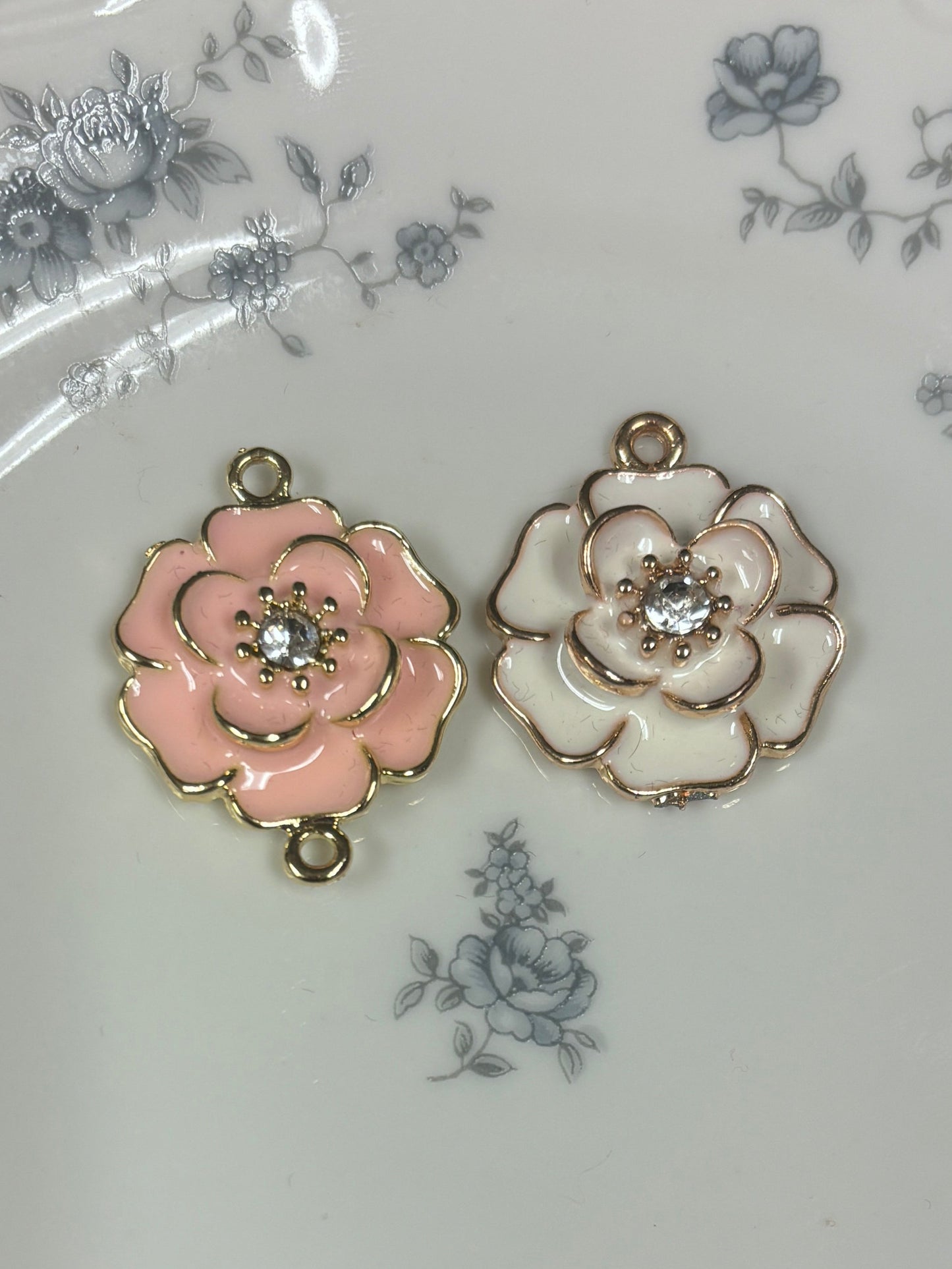 Large Enamel Flower